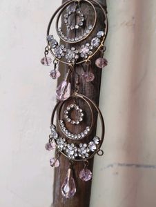Chic Crystal Hoop Earrings