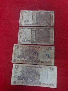 4 pcs 10 rs star notes