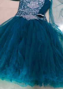 Stunning Teal gown