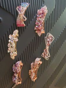 Sparkling Hair Clips Set (Combo of 6)