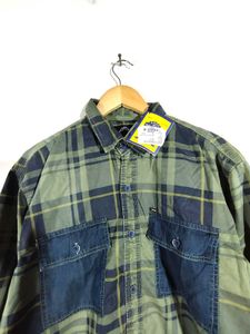 Olive And Navy Blue Shirt (Men's)
