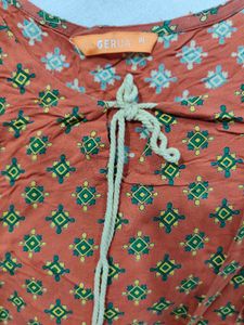 Gerua Printed Kurti