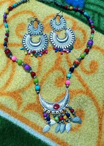 Boho Necklace &amp; Earring Set