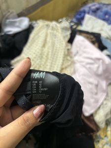 11 H&amp;M Trimmed Patten Bodysuit