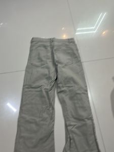 Light Grey Wide Leg Pants