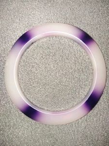 Gradient Purple Jade Bangle Bracelet