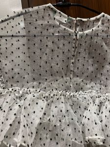 Sheer Ruffle Top