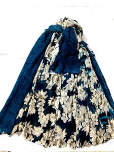 Peacock blue Daily wear new saree