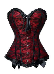🧛‍♀️Victorian Goth/Gothic Red and Black corset