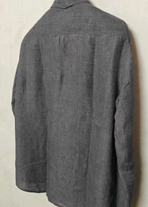 Price drop 🔥🔥🔥Premium Men's Grey Soft Linen Shi