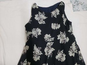 Floral Print Sleeveless Maxi Dress
