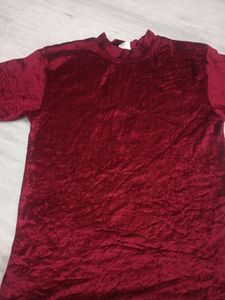 New Maroon Top