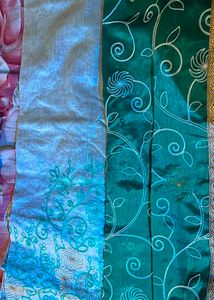 Elegant Teal Saree