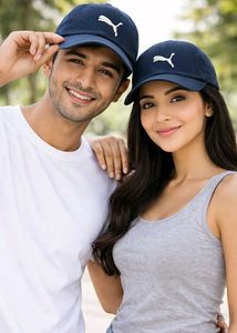 Puma Navy Blue Adjustable Sports Cap