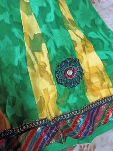 Beautiful Green Colour Dress