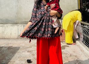 Designer Printed Kurta with Dupatta