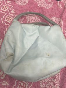 Cute Bear Blue Pouch Bag