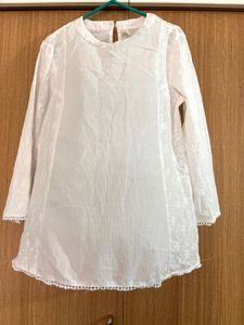 White Cotton Top From Mall