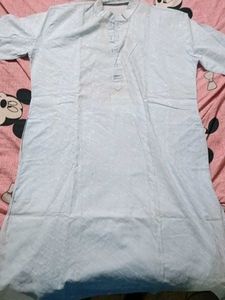 Men's Light Blue Kurta