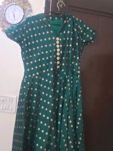Emerald Green Printed Kurta