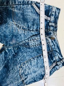 Kids Distressed Blue Jeans with Graphic Print