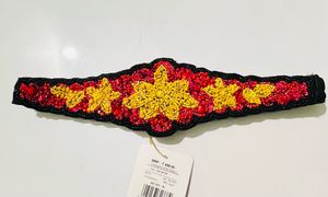 Beaded Embellished Floral Belt