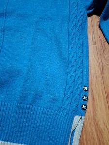 blue sweater korean inspired