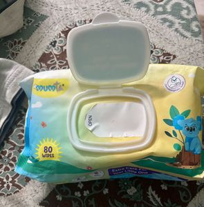 Mumta Baby Wipes - 80 Count* 2 = 160