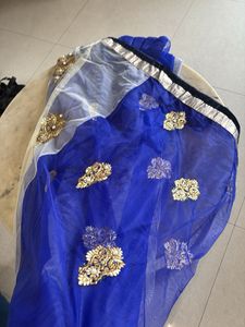 Elegant Embroidered Saree