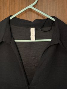 Chic Black Button-Up Shirt
