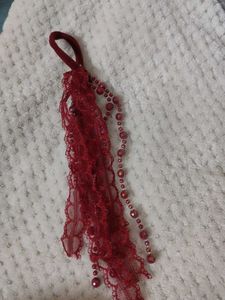Lace &amp; Pearl Hair Ties (Set of 3)