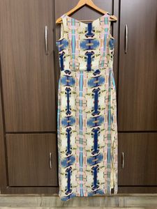Geometric Print Maxi Dress - New With Tag