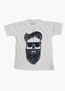 Men's White Graphic T-Shirt