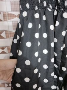 Polka Dot Smocked Dress