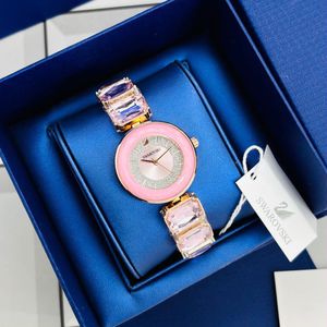Swarovski Pink Crystal Watch