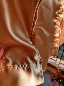 Champagne Satin Shirt