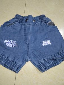 Cute Denim Shorts for Girls (Set of 3)