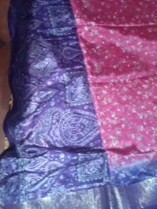 2Saree combo with Intricate Silver Border