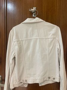 Stylish Beige Denim Jacket for women