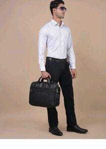 men regular fit cotton Blendtrouser