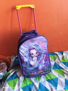 Cute Mermaid Rolling Backpack