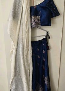 Elegant Blue Lehenga Choli Set