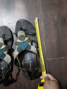 Embellished Flat Sandals