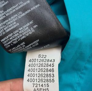 The North Face Teal Rain Jacket