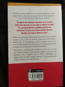 Dale Carnegie Public Speaking Books