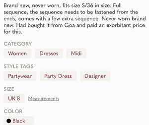 Heartloom sequinned Dress S