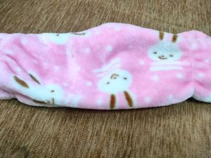 Cute Pink Bunny Fleece Pajamas