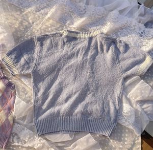 Cute Pastel Knit Top
