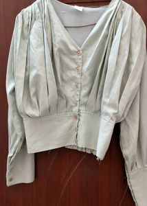 Chic Pleated  Blouse