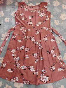 Floral Print Sleeveless Dress